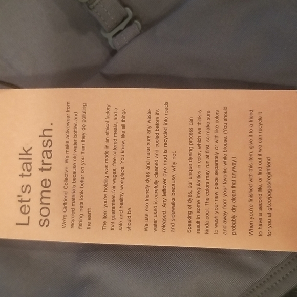 💕GIRLFRIEND COLLECTIVE💕 Topanga Bra ~ Moon Charcoal Gray Dark Gray XXL NWT - Picture 13 of 14